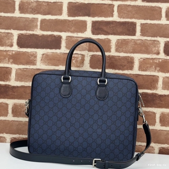 First bag ru GUCCI OPHIDIA BRIEFCASE GG MEDIUM 0815